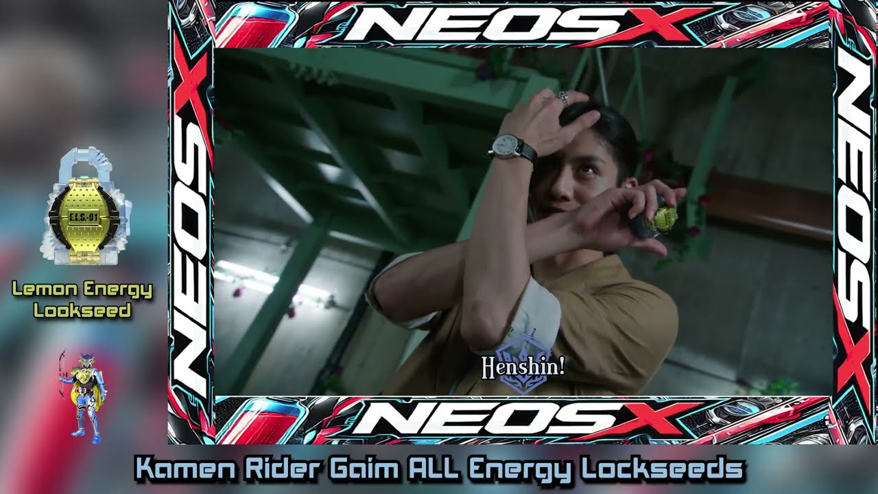 Kamen Rider Gaim ALL Energy Lockseeds