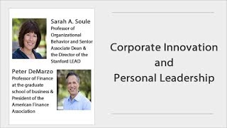 Stanford’s Approach to Innovative Leadership