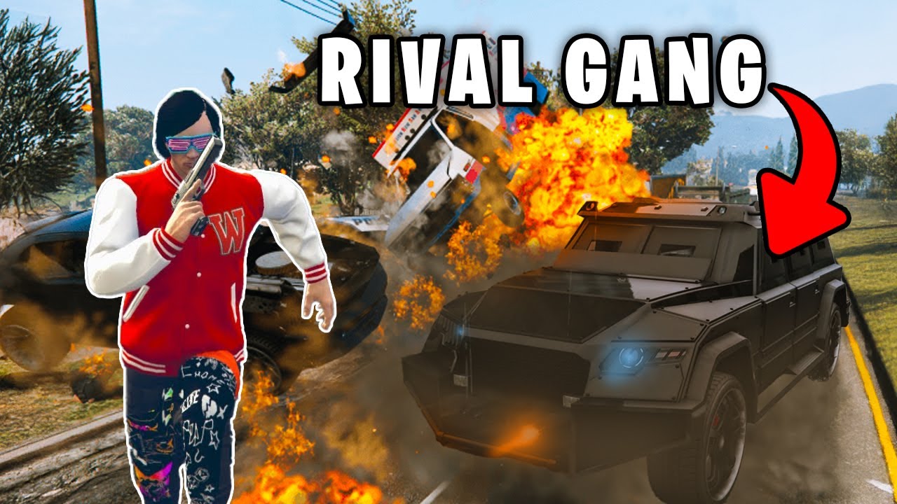 Beefing With Rival Gangs In GTA 5 RP