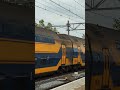 NS VIRM dubbeldekker arriveert op Station Dordrecht 🚉💛