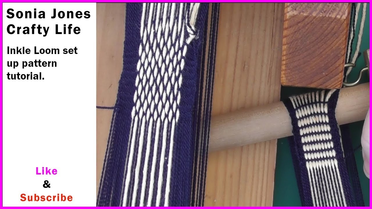 weaving on an inkle loom