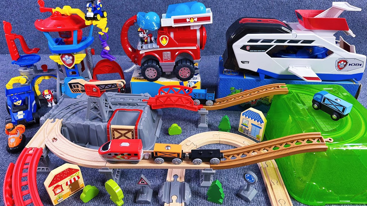 9 Minutes of Satisfying Unboxing,The cool Paw Patrol and the cargo train ASMR | Review Toys