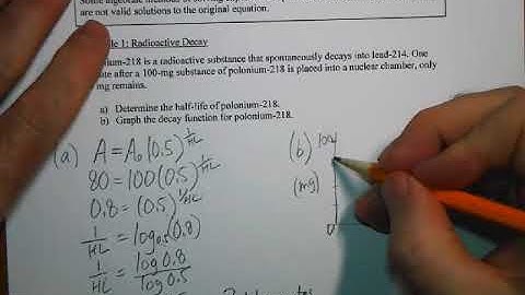 Advanced Functions - Techniques for Solving Exponential Equations