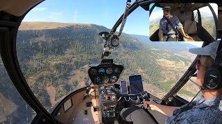 Helicopter Flight: Malaga to Ellensburg, WA