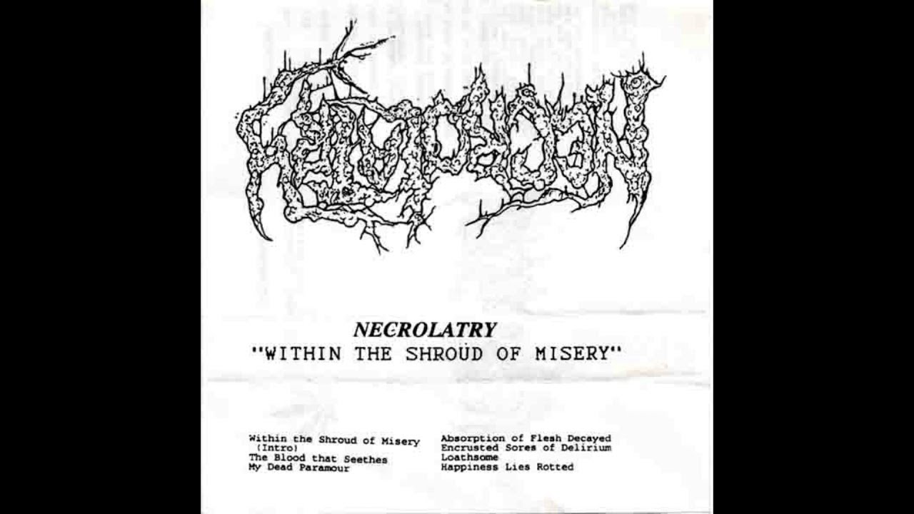 NECROLATRY (USA/OH) Pre-ESTUARY OF CALAMITY - Within the Shroud of Misery Demo 1993 [FULL DEMO]