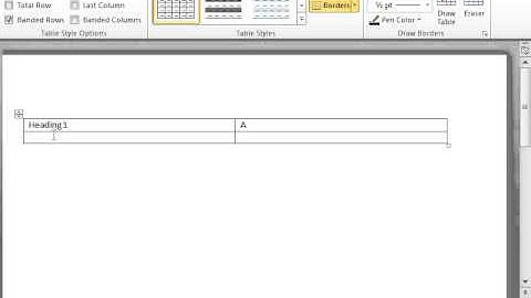 Create a New Word Data Source - Word 2010