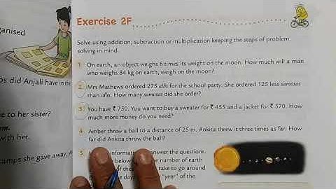 Class-4th,Subject-Maths,Chapter-2,Exercise-2F