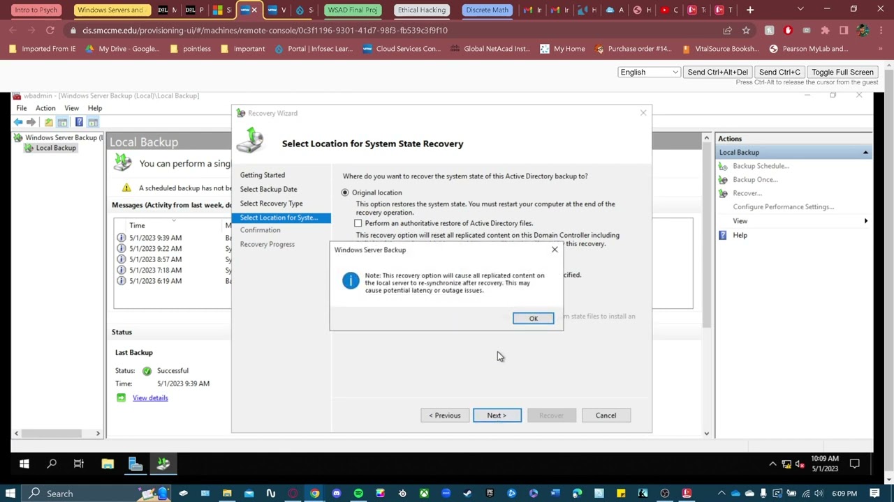 How to Perform an Authoritative Restore of Active Directory (AD)