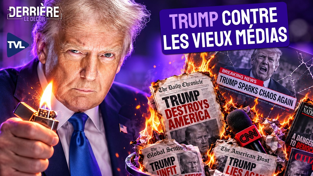 Derrière le décor - Trump : à mort les vieux médias ?