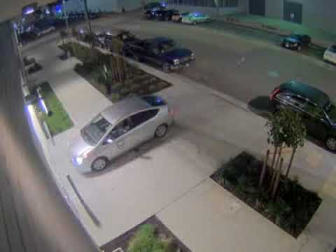 Suspicious guy caught on camera