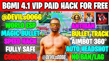 BGMI HACK 4.1 | BGMI 4.1 MOD APK | BGMI ESP HACK | BGMI NEW HACK TODAY | HOW TO HACK BGMI HACK