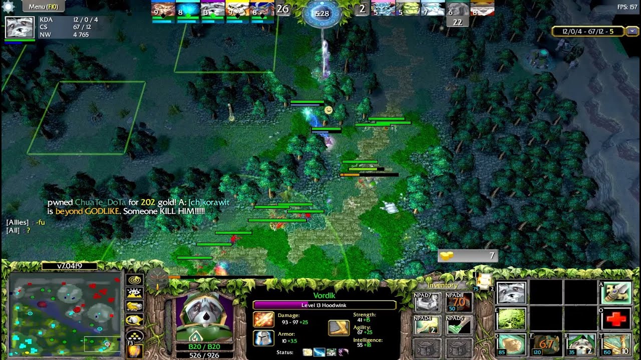 DOTA 1 Hoodwink Raccoon Beyond GODLIKE #2