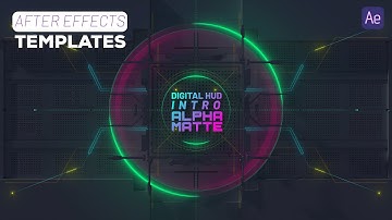 Cyber 3d Logo intro || Hud opener||after effects tutorial || Free ProjectFile|| Envato Templates