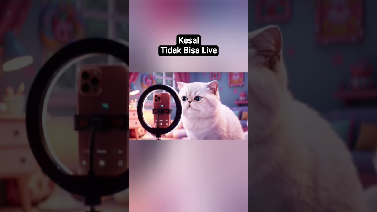 Tidak Bisa Live, Kesal #kucing #kucinglucu #kucingtiktok #live #cat #fyp #fypシ #fypシ゚viral #fy