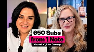 650 Subscribers in 1 Substack Note Here Is How She Did It