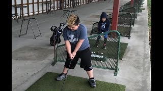 Golf Range in the Rain Storm | TigerFamilyLife~