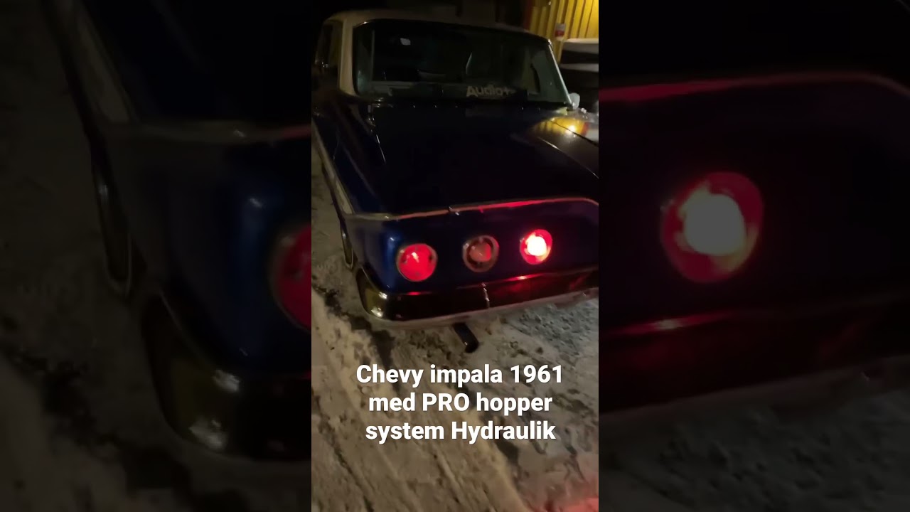 Chevy PRO hopper system hydraulic 1961 from USA to Sweden KDL Import och export AB
