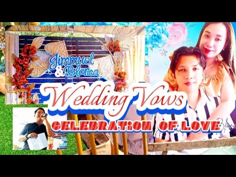 WEDDING VOWS | Celebration of LOVE #wedding - YouTube