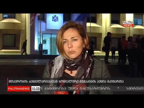 ანა დოლიძის კომენტარი სოციალურ მუშაკთა აქციაზე (2.26.2019)