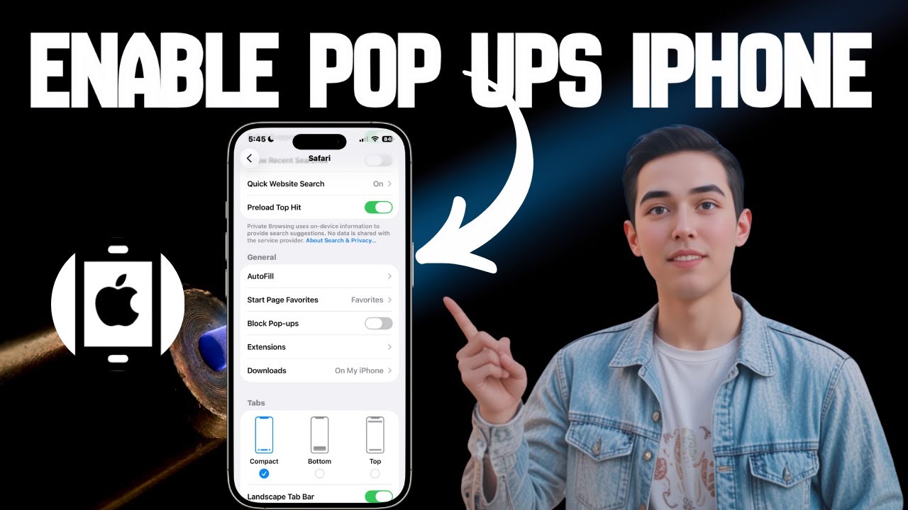 Как разрешить всплывающие окна на iPhone | Настройки Safari (2025)
