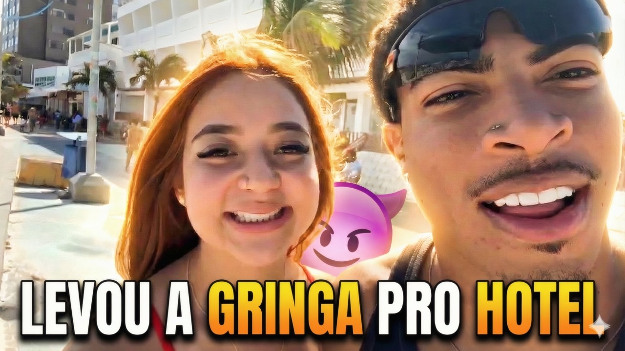 ZAGO LEVOU A COLOMBIANA PRO HOTEL😈😈! GRINGA QUEIRA MUITO ELE!!!