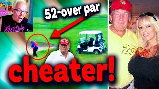 Trump CAUGHT CHEATING at His Own Golf Tournament... It's BAD