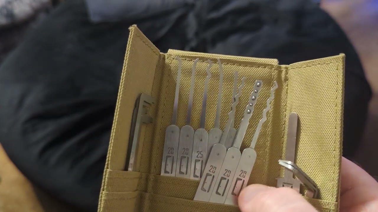The Genesis and Echelon lockpick sets from Covert Instruments
