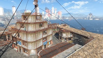 Fallout 4 - THE CASTLE 2.0 - Settlement build tour - NO MODS