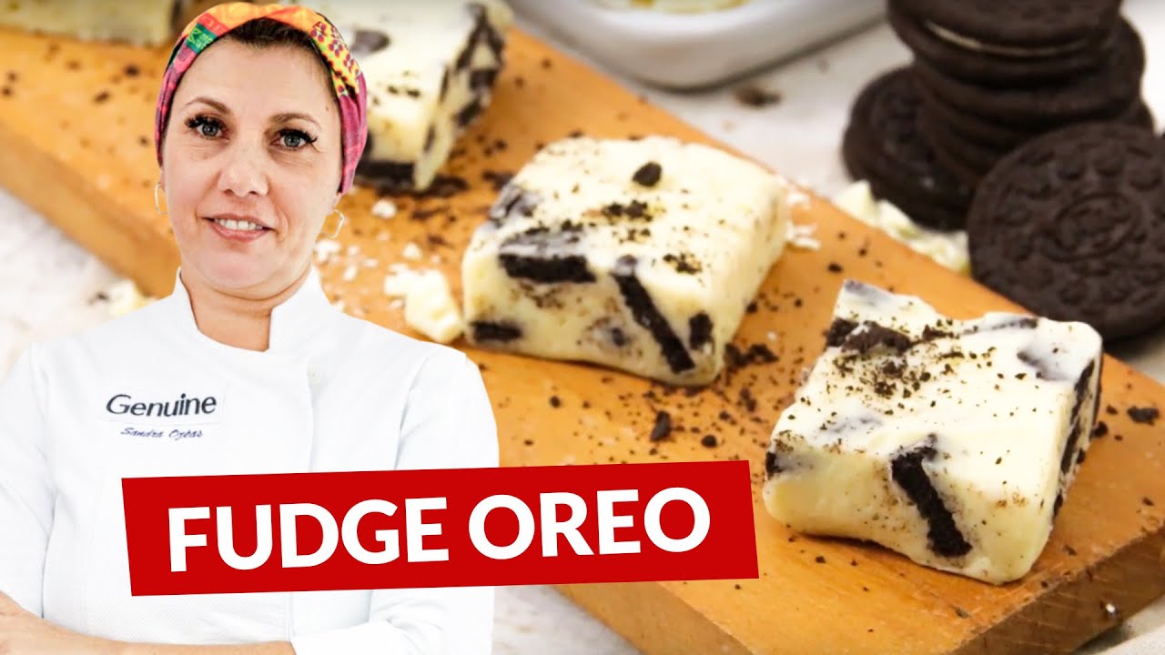 FAÇA E VENDA FUDGE OREO COM CHOCOLATE BRANCO COM SANDRA OZEAS E GENUINE | LOJA SANTO ANTONIO