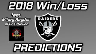 Here is our record predictions of the oakland raiders featuring
special guest mikey rayder onairnation! let us know your thoughts on
raiders! subs...