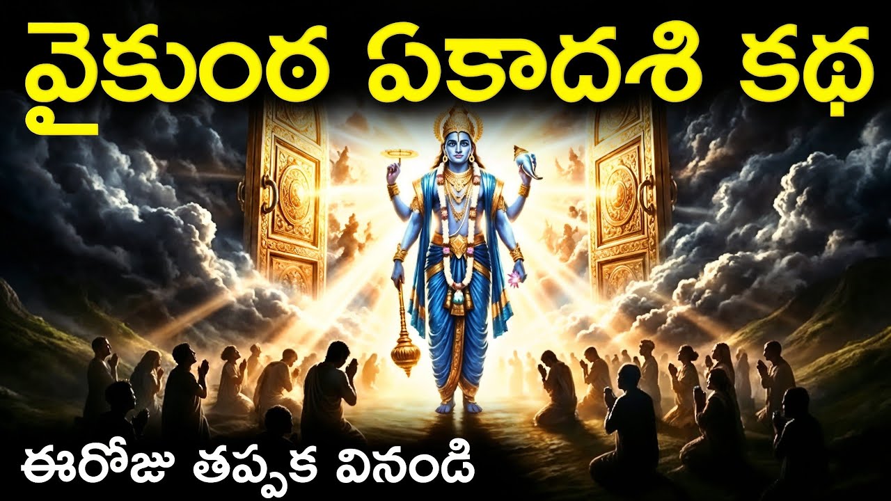 వైకుంఠ ఏకాదశి కథ | Vaikunta Ekadashi Story in Telugu | Vaikunta Ekadashi Vratha Katha in Telugu