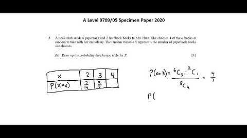 A Level 9709 Specimen Paper 5 Probability and Statistics 1 question 3