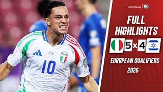 Italy vs Israel 5-4 | All Goals & Highlights | World Cup 2026 Qualifiers