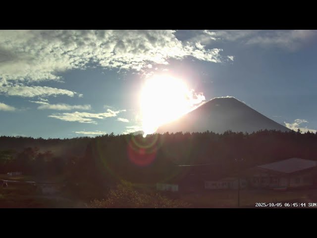 FUJIYAMA28 TIMELAPSE 10 2025 Asagiri fuji 富士山ライブカメラの