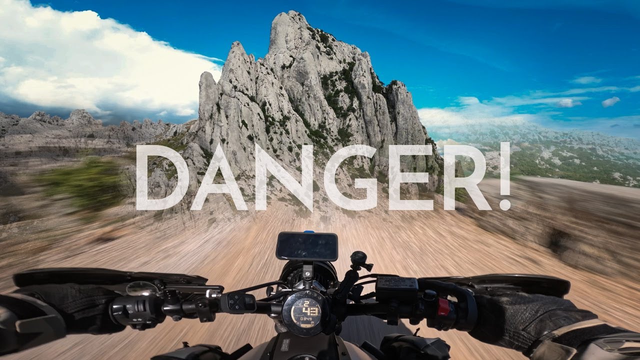 Is this on of the most dangerous roads to ride in Croatia?