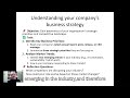 Exercise on company strategy
