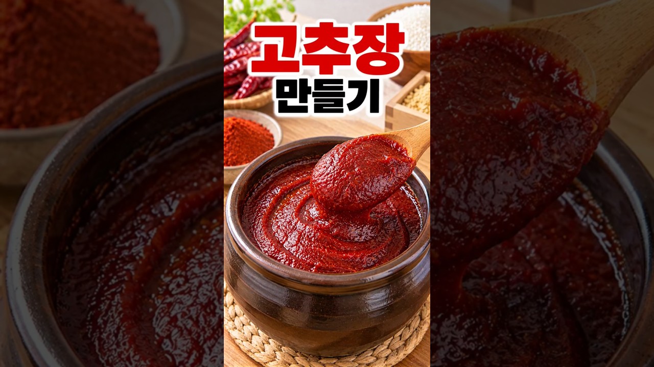 고추장 만들기 레시피 숏폼 썸네일