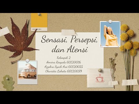 Psikologi Kognitif Kelompok 2 : Sensasi, Atensi dan Persepsi