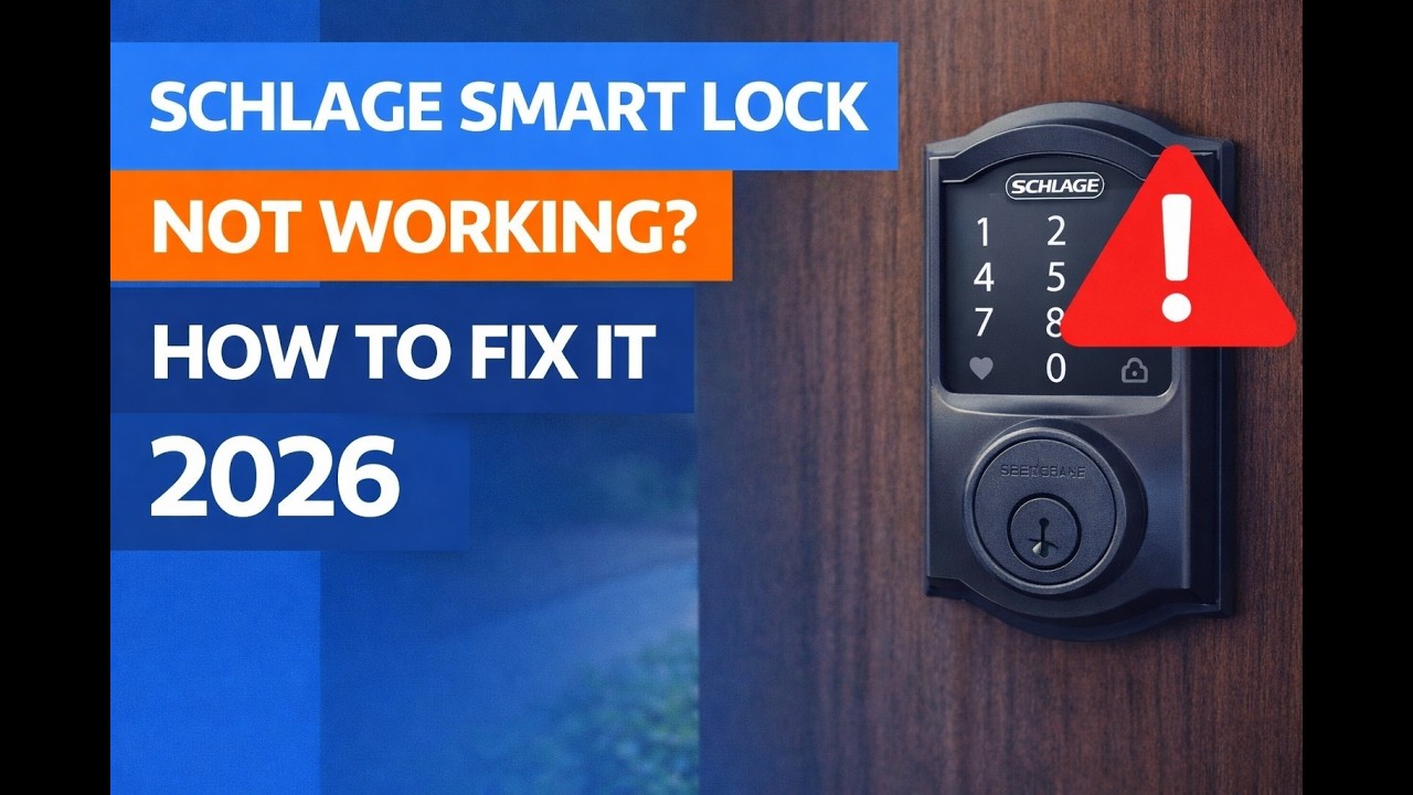 Schlage Smart Lock Not Working? How to Fix It (2026) - YouTube