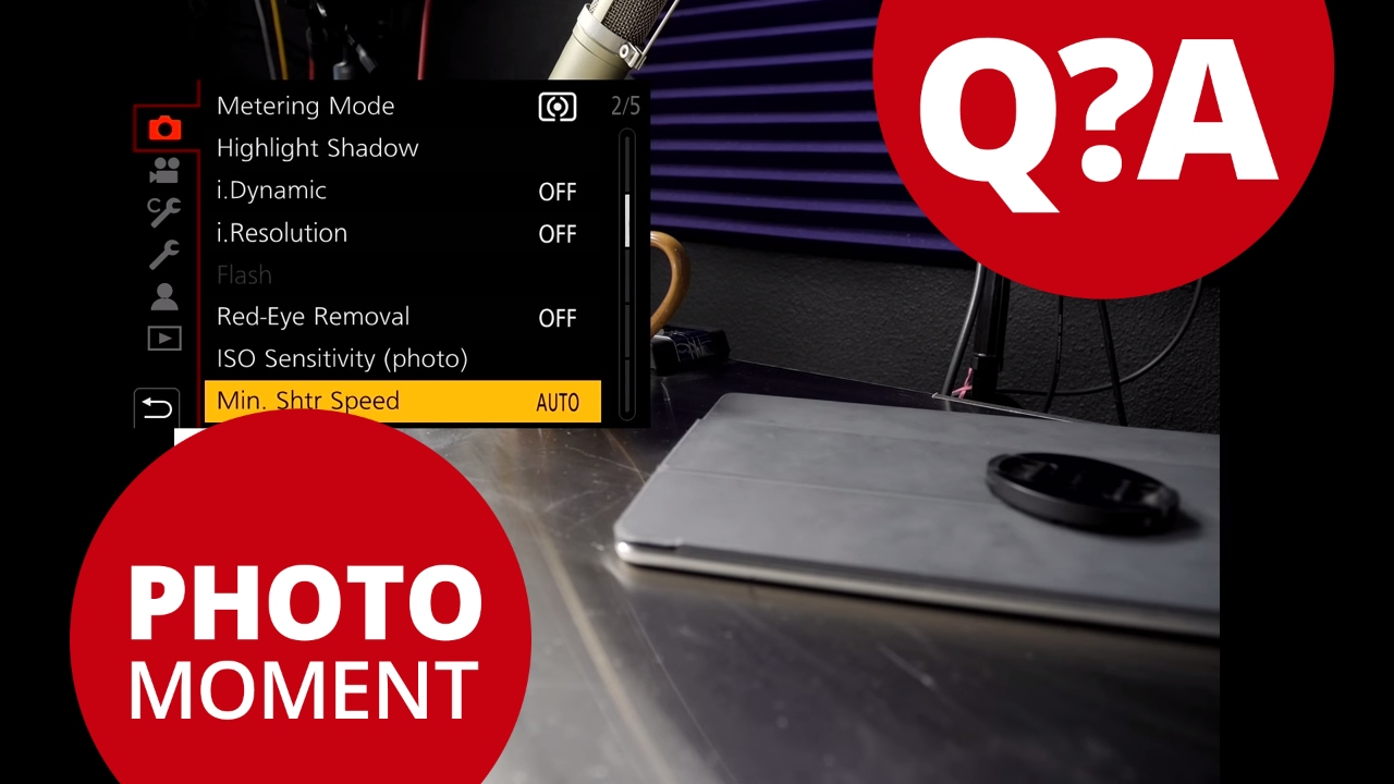 GH5 Q&A: “I’ve set a minimum shutter speed but the camera is still ...