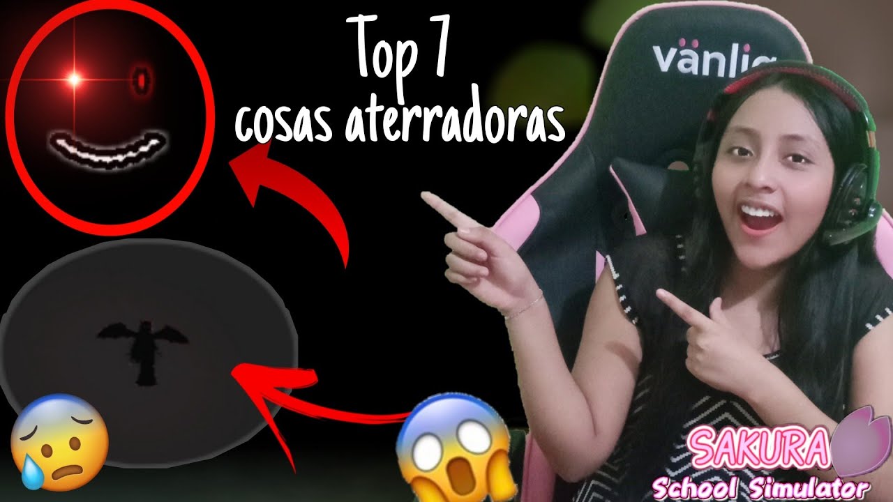 Top 7 cosas aterradoras captadas en Sakura 😱 || Sakura School Simulator