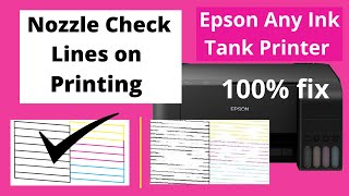 Nozzle Check, Lines on Printing Epson | Latest Printers @epsonprinters1868