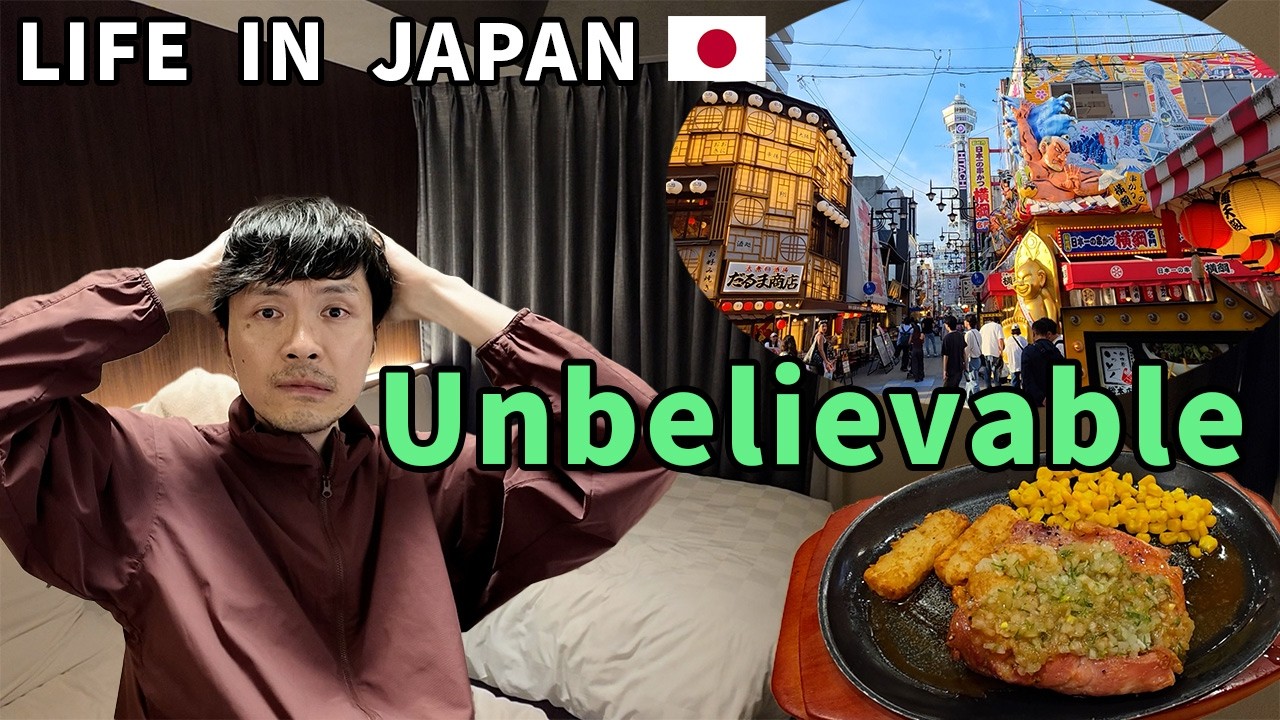 Why is this new Japanese hotel so incredibly cheap? Shinsekai, Tennoji, Osaka| Living Alone in Japan