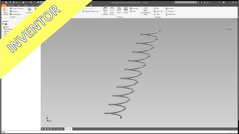 Helix - Spring with an angle - Inventor 2017 Training - Equation curve