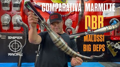 Comparison of DBR Exhausts on Malossi Big Deps4 Piaggio Ciao Engines