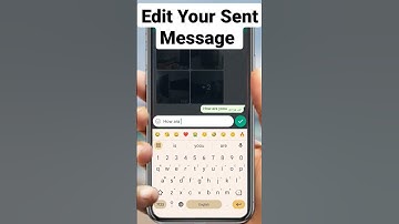 WhatsApp now Lets you Edit Messages with a 15 Minutes time limit #shorts