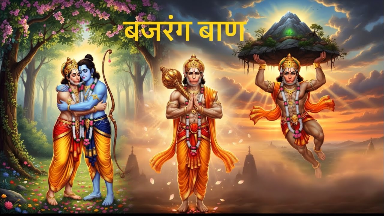 Bajrang Baan| बजरंग बाण|अत्यंत शक्तिशाली मंत्र|Mantra for Protection, Success,Peace & Strength