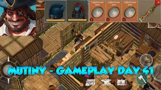 Mutiny ⚓ Gameplay 🏴‍☠️ Day 41 : Defense Upgrade & Base Raid screenshot 2