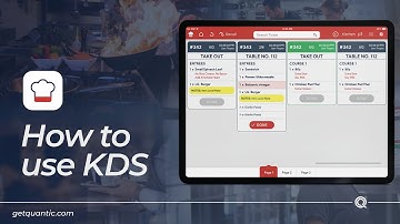 Quantic POS - How to use KDS