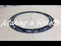 アコギ　ロゼッタ製作　Making a guitar rosette all by hand